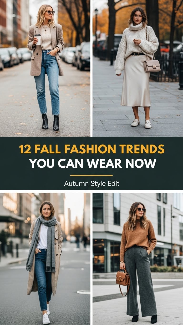 Ideas Fall Fashion Trends You Can Wear Now