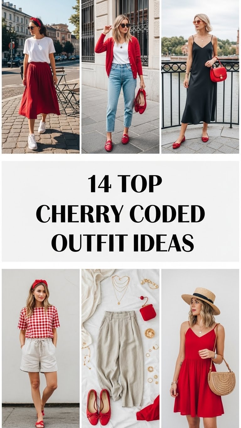 Top Cherry Coded Outfit Ideas