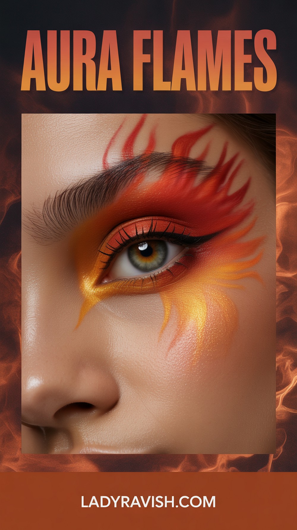 Aura Flames Fiery Tones That Radiate Outward