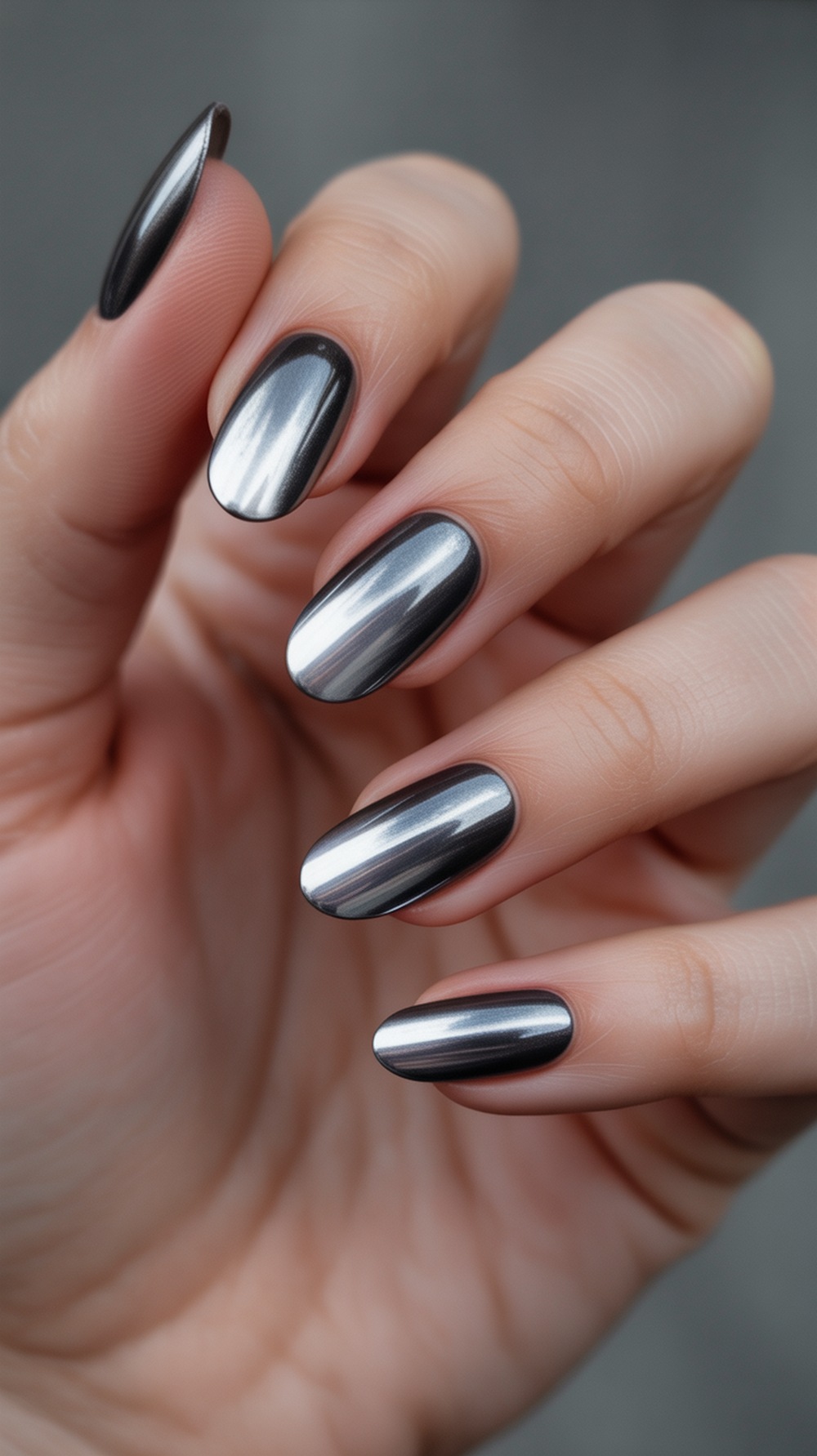 Aura Metallic Nails
