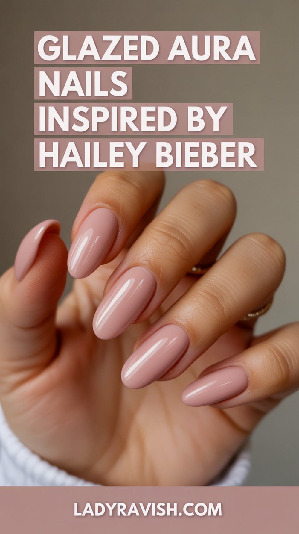 Aura Nails with a Glazed Donut Finish