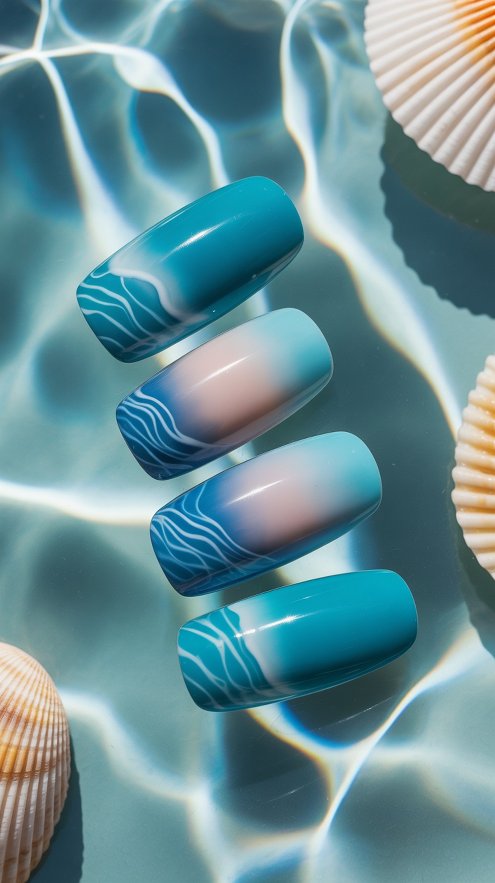 Aura Waves Nails