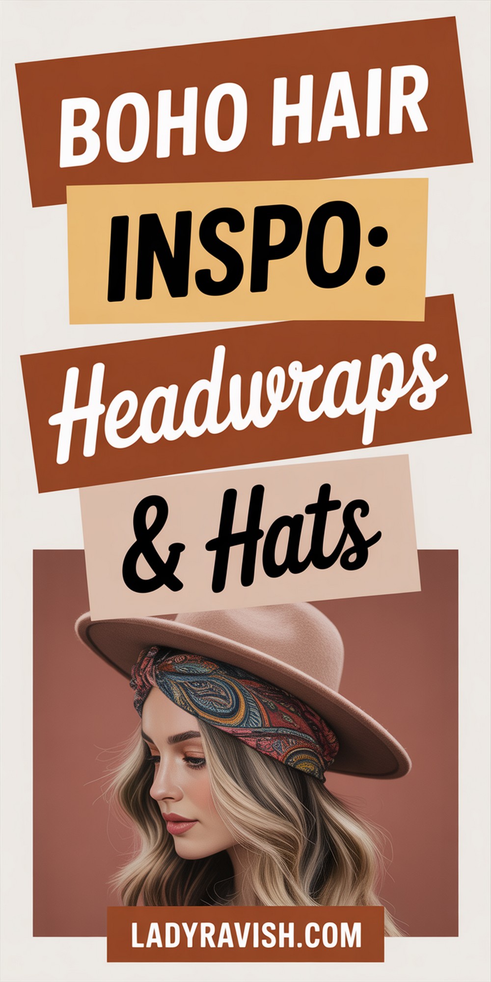 Boho Hair Inspo Headwraps & Hats