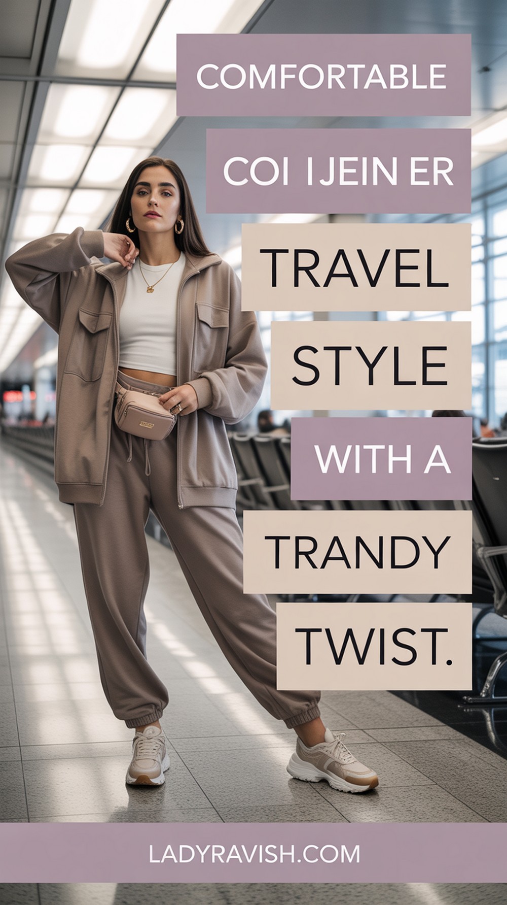 Comfortable Travel Style with a Trendy Twist