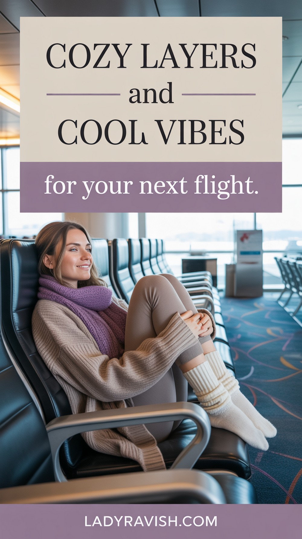 Cozy Layers and Cool Vibes for Your Next Flight