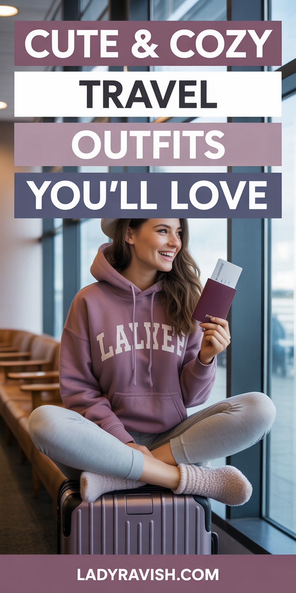 Cute & Cozy Effortless Travel Outfits to Copy