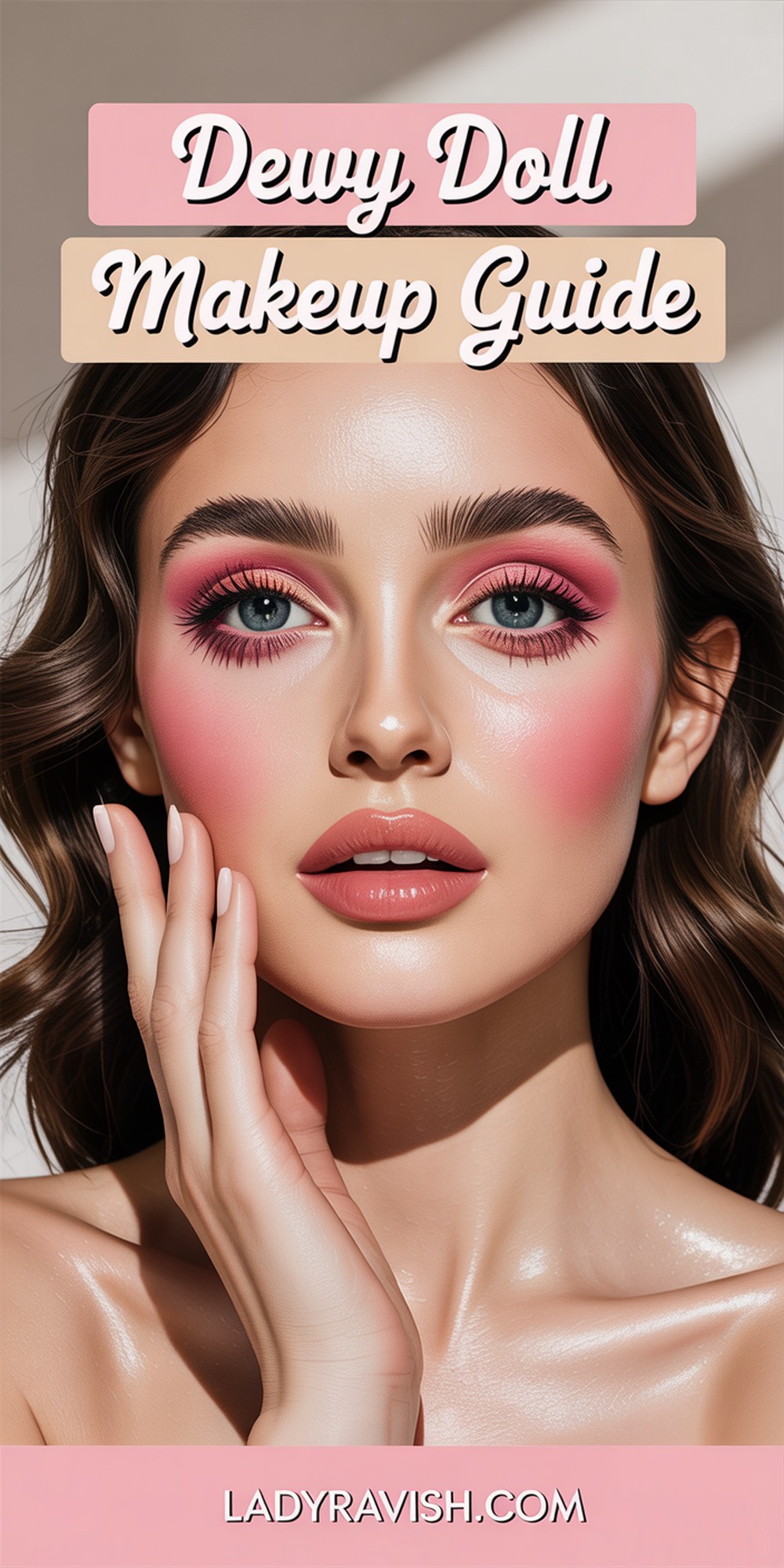 Dewy Doll Blushed and Glossed to Perfection
