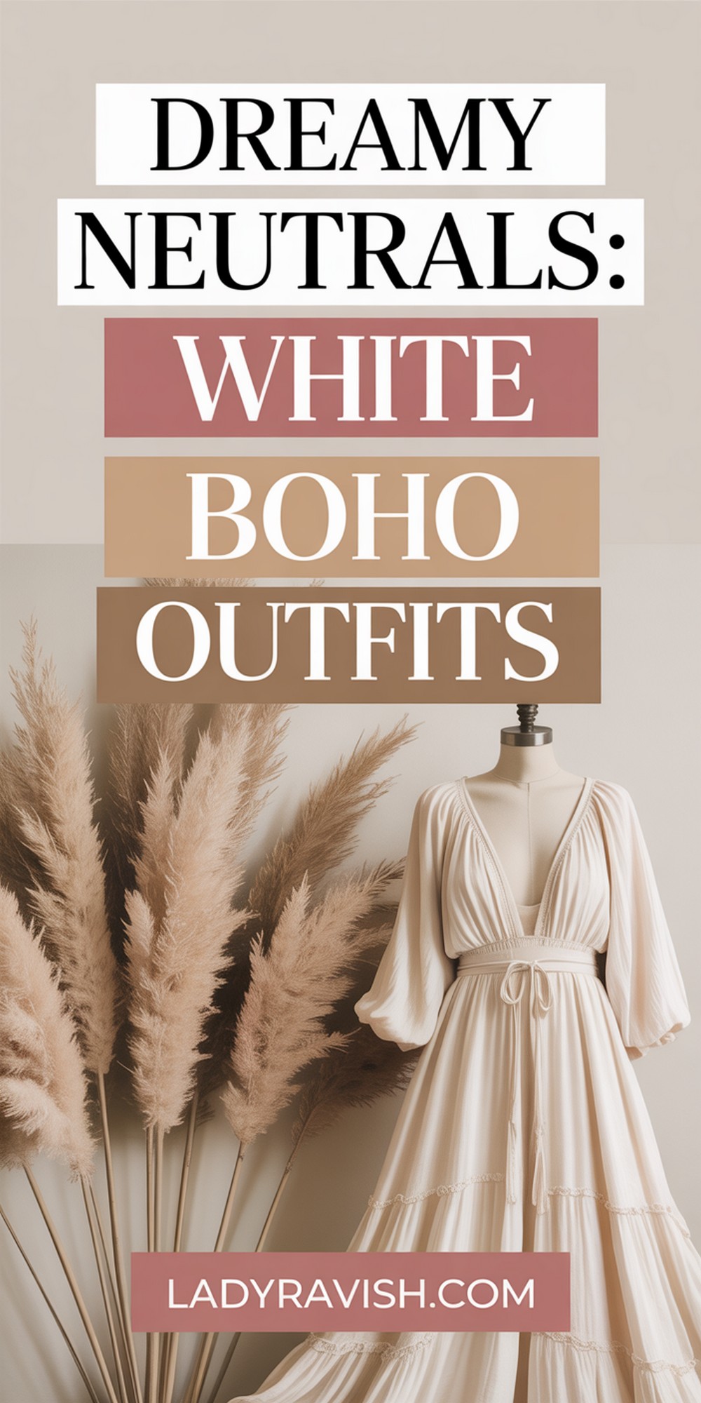 Dreamy Neutrals White Boho Outfits