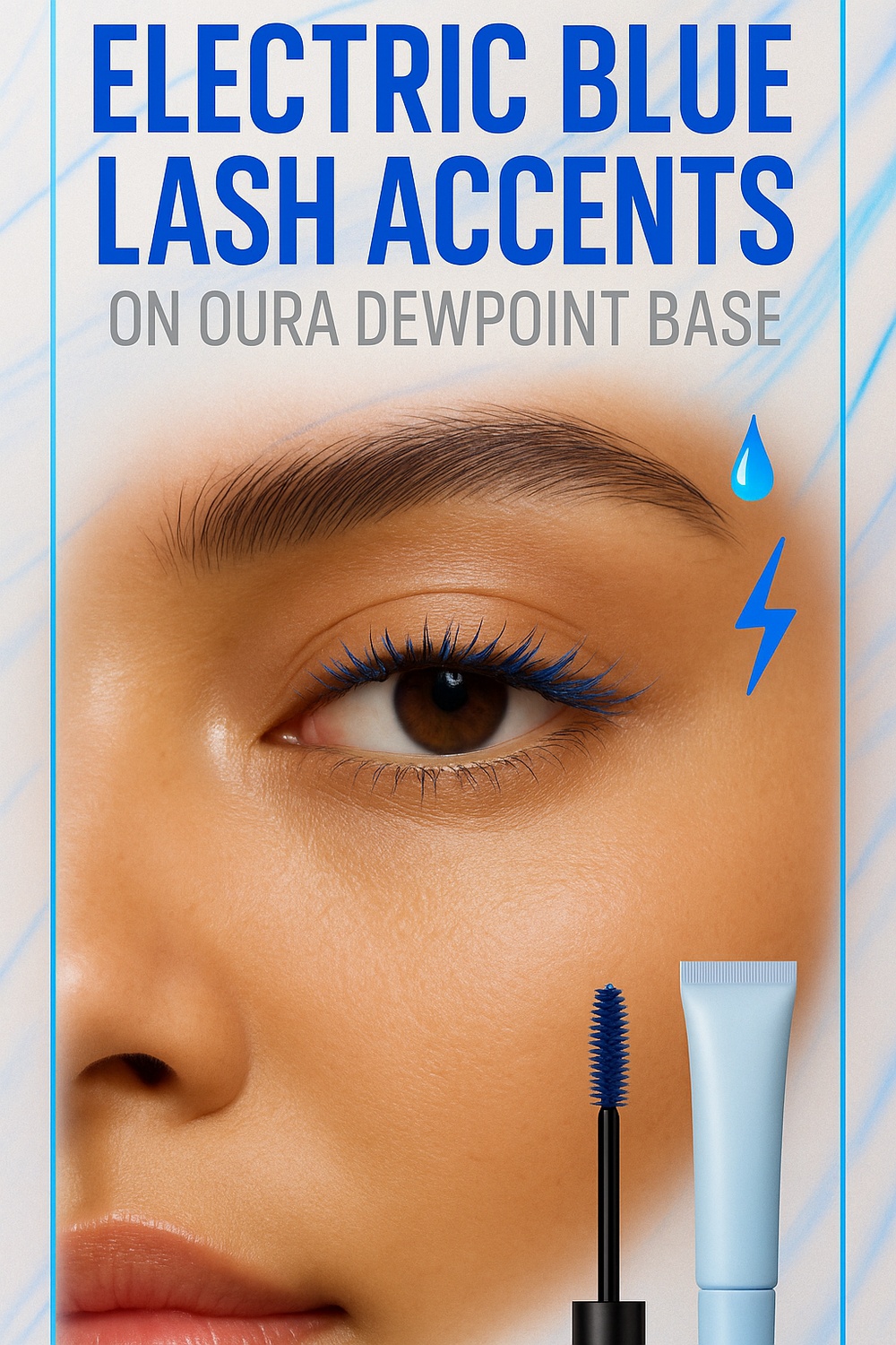 Electric Blue Lash Accents on Oura Dewpoint Base