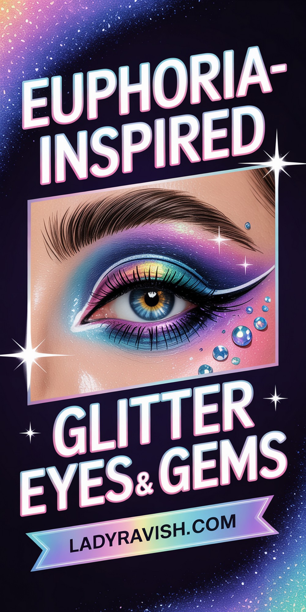 Euphoria Inspired Eye Gems & Glitter Vibes