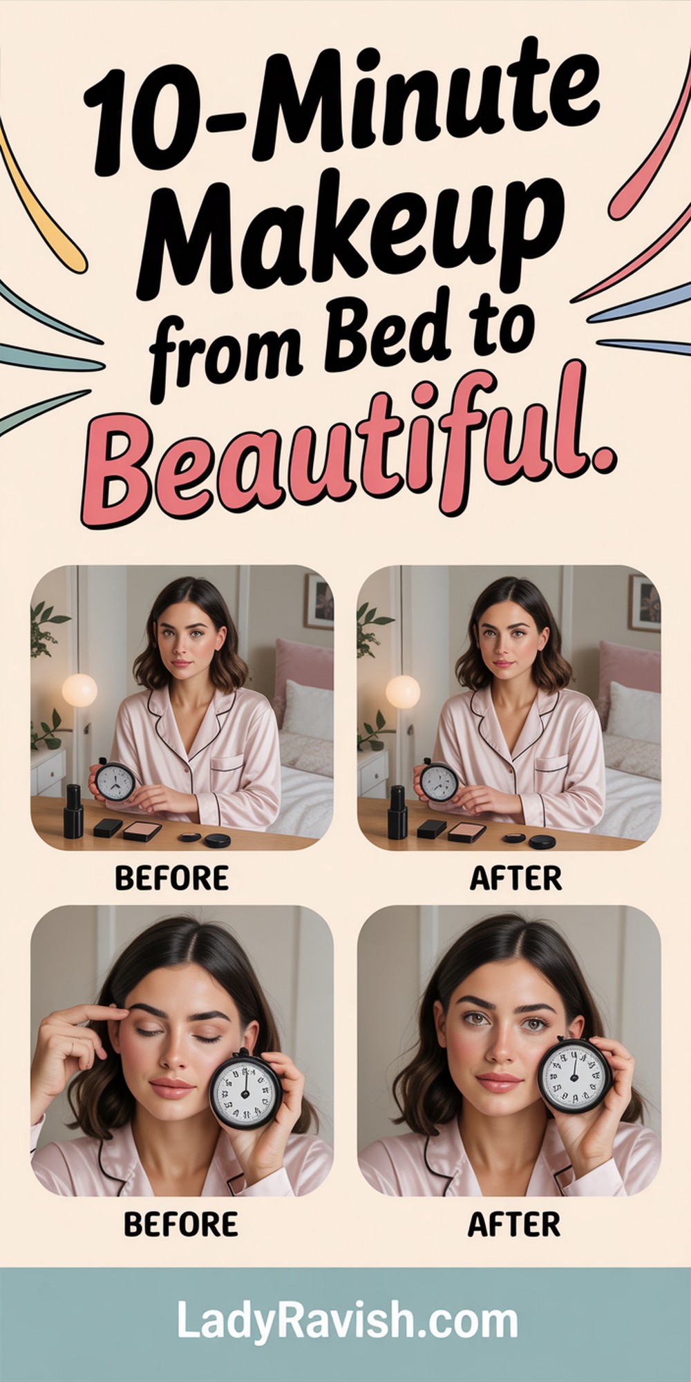 From Bed to Beautiful in Minutes