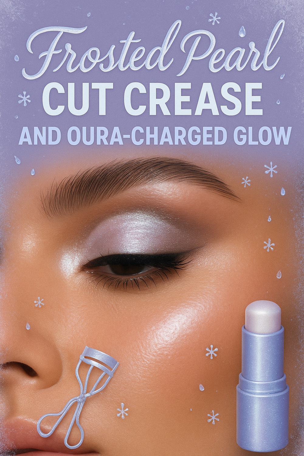 Frosted Pearl Cut Crease and Oura Charged Glow