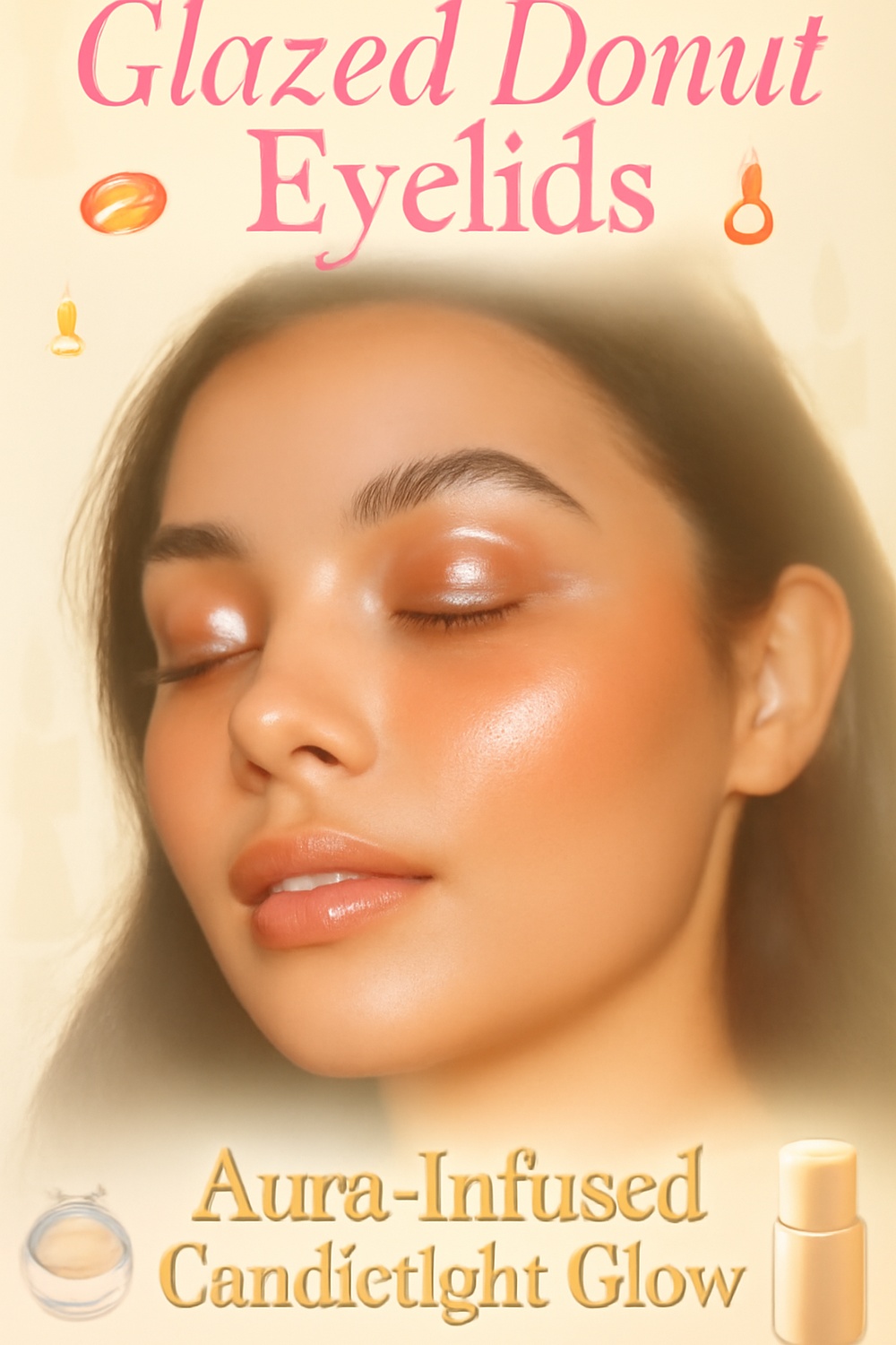 Glazed Donut Eyelids and Oura Infused Candlelight Glow