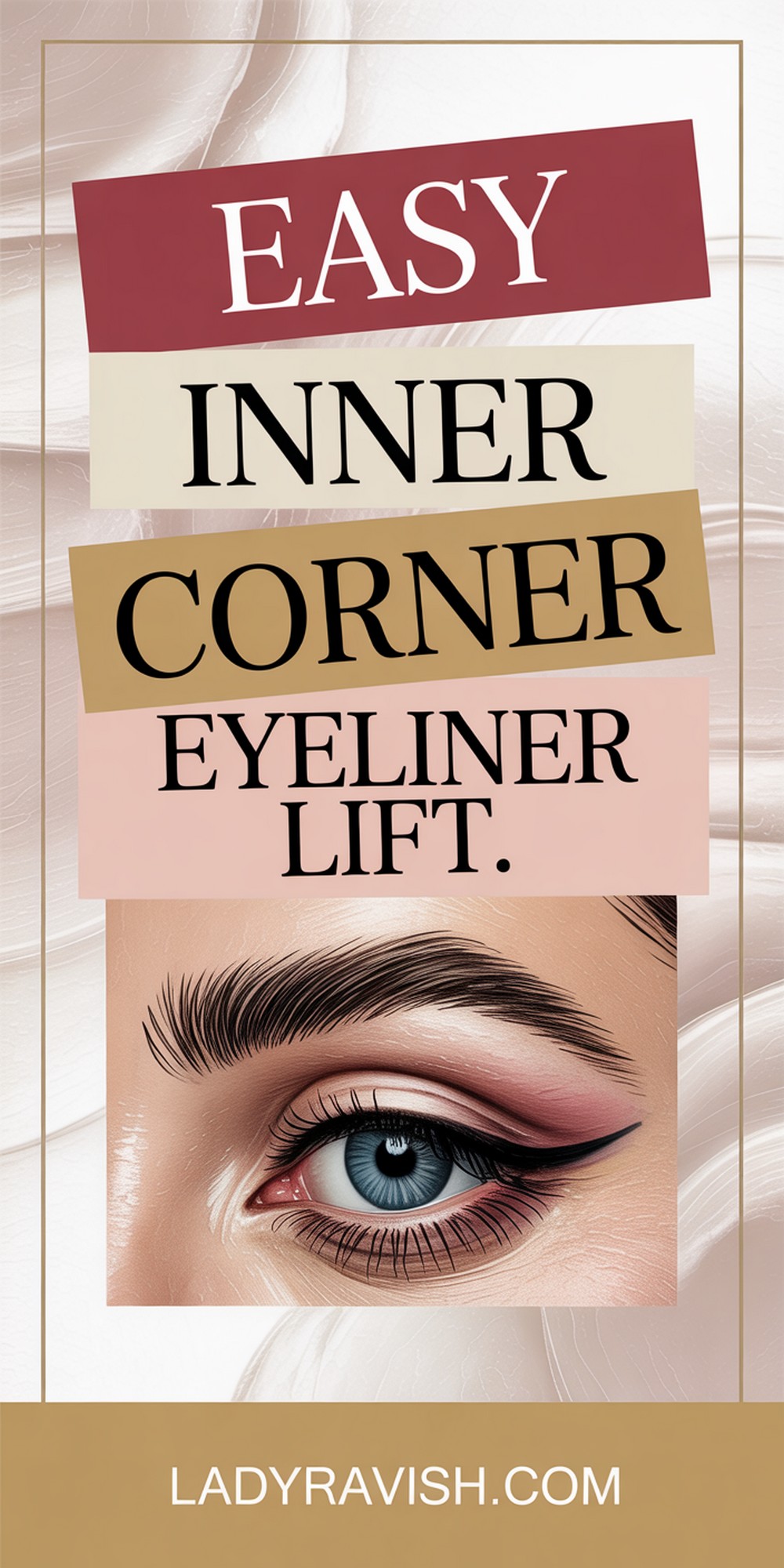 Inner Corner Flick for Instant Lift