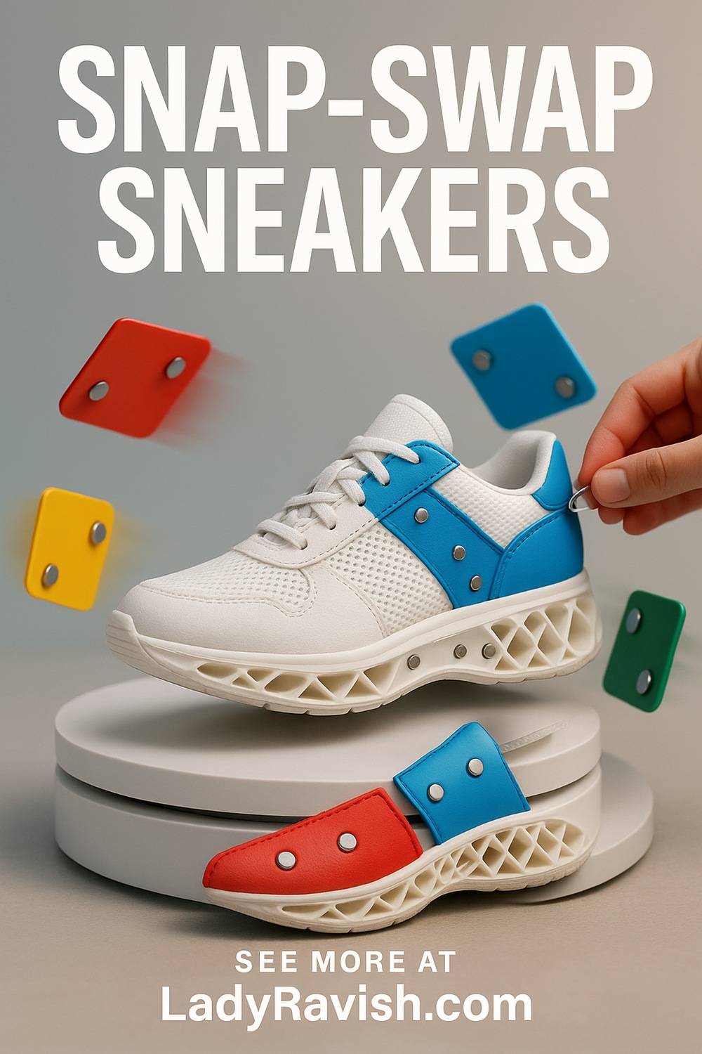 Magnetic Click Modular Sneakers