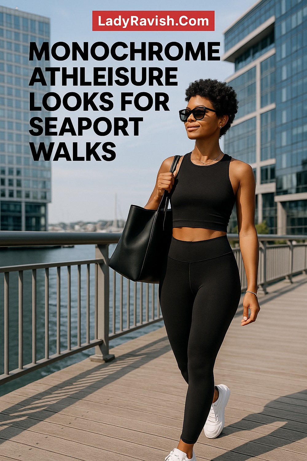 Monochrome Athleisure Looks for Seaport Walks