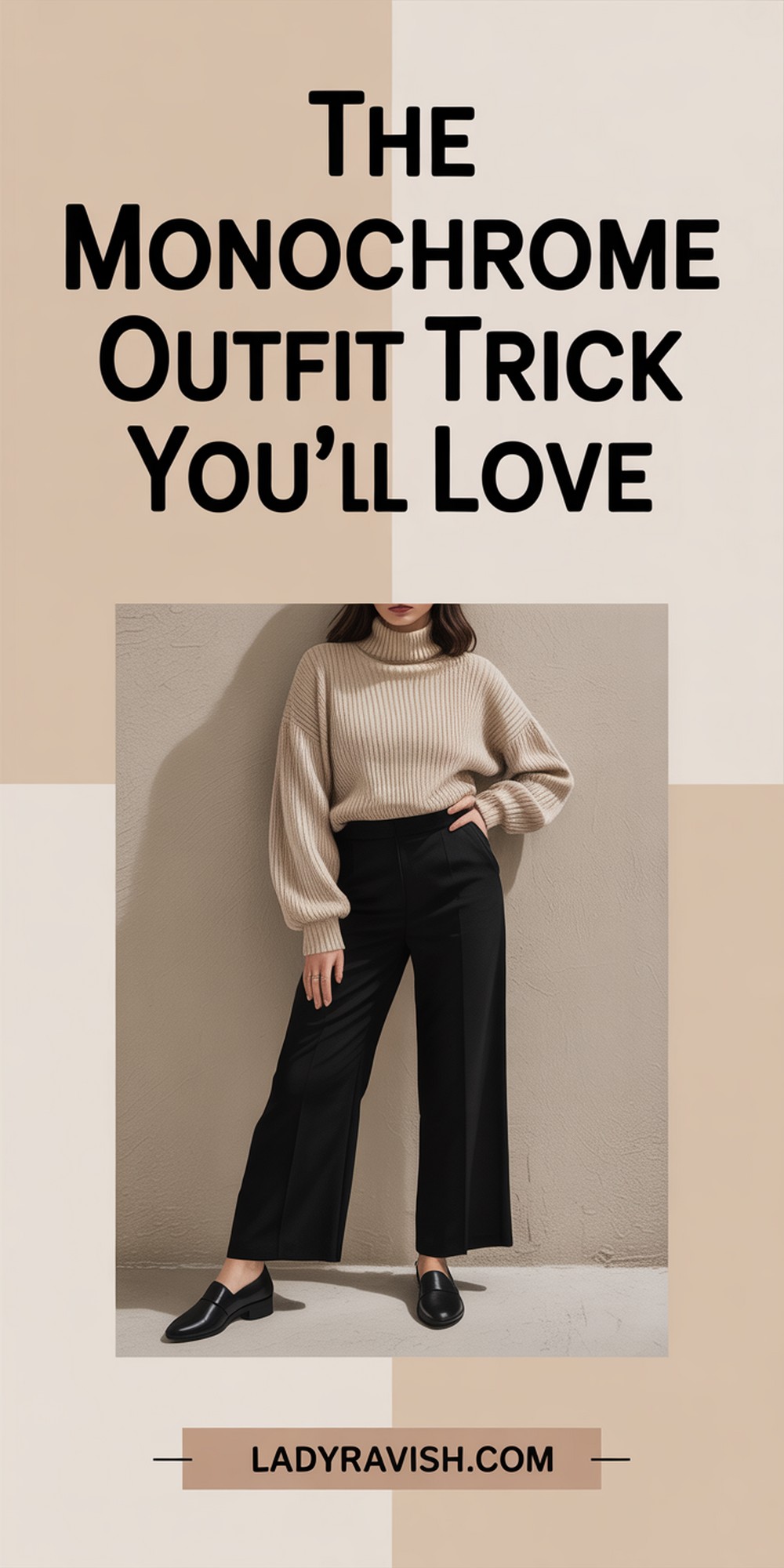 Monochrome Outfit Idea