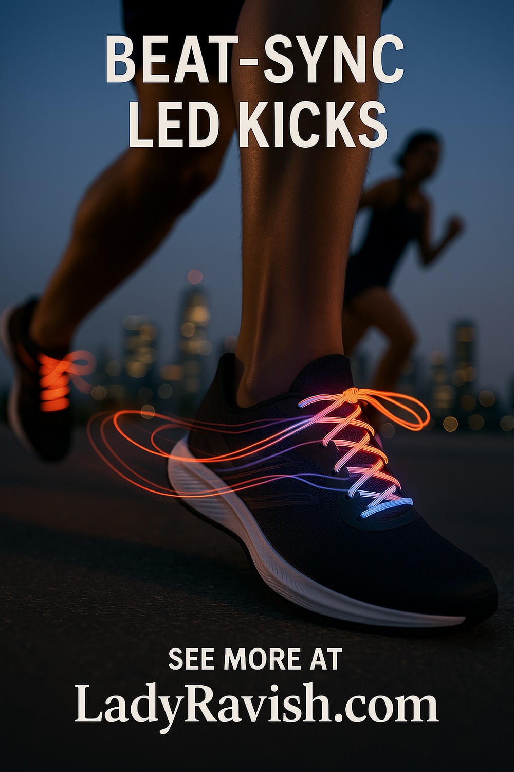 Neon Fiber Optic Sneakers