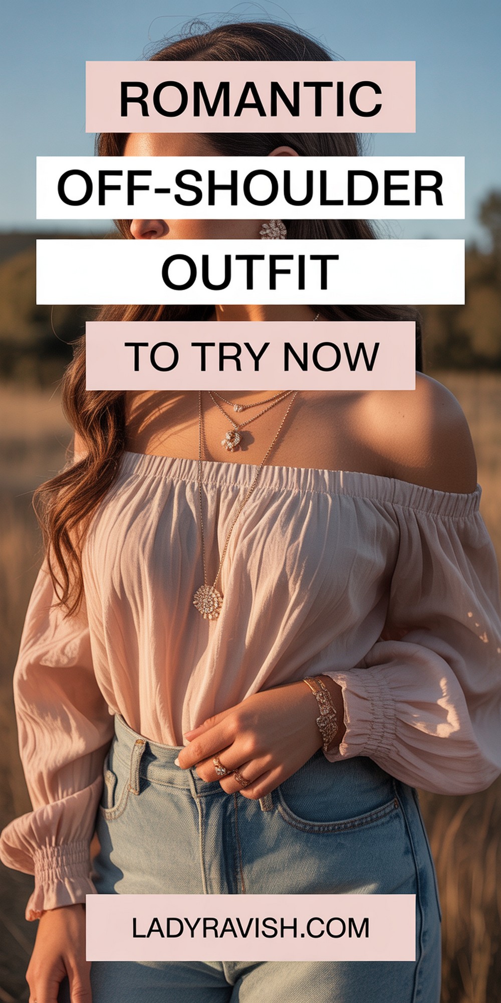 Romantic Off Shoulder Look