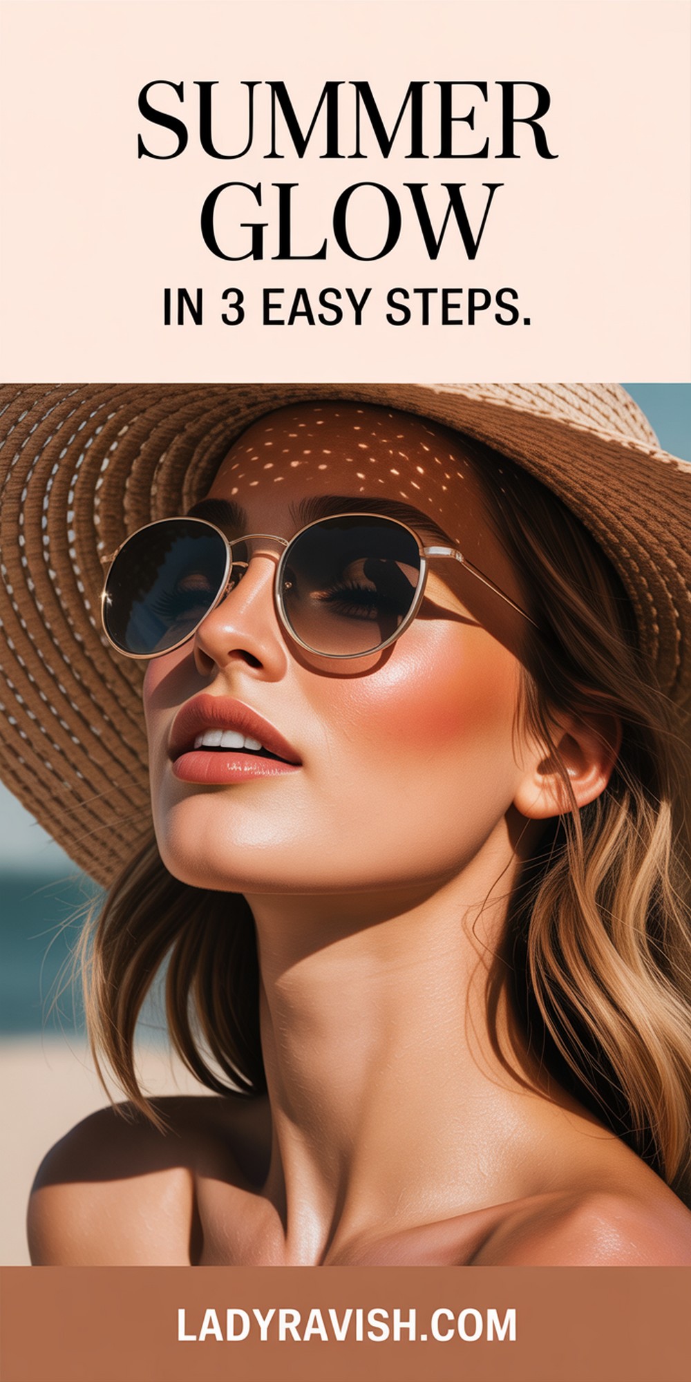 Simple Summer Glow with a Touch of Bronzer