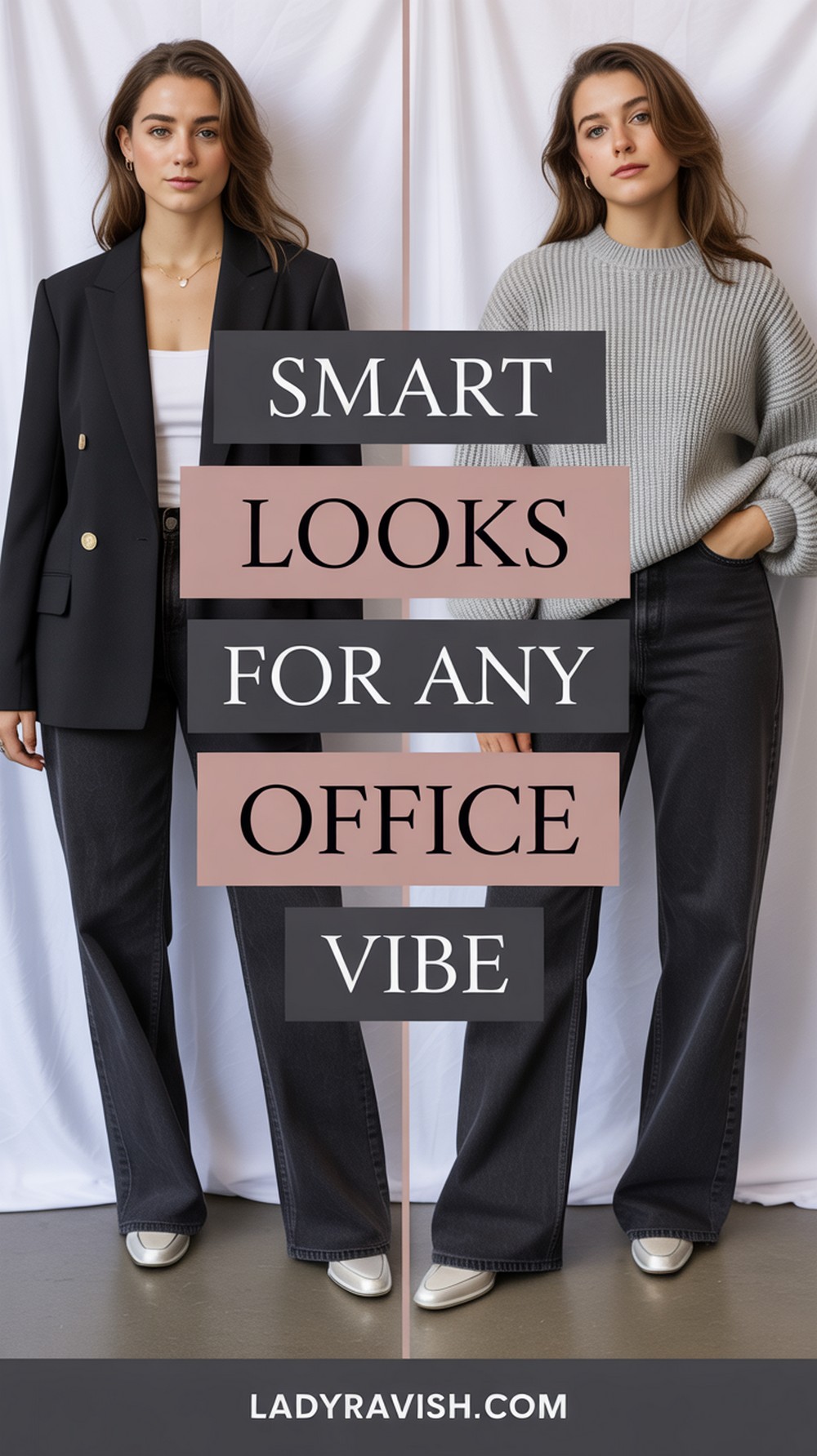 Smart Looks with Black Jeans for Any Office Vibe