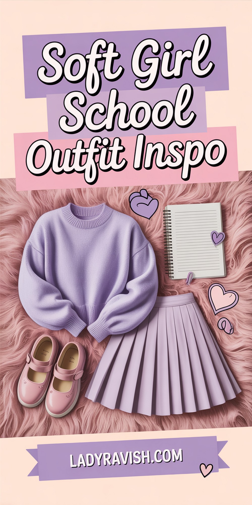 Soft Girl Aesthetic Cute and Cozy School Fits
