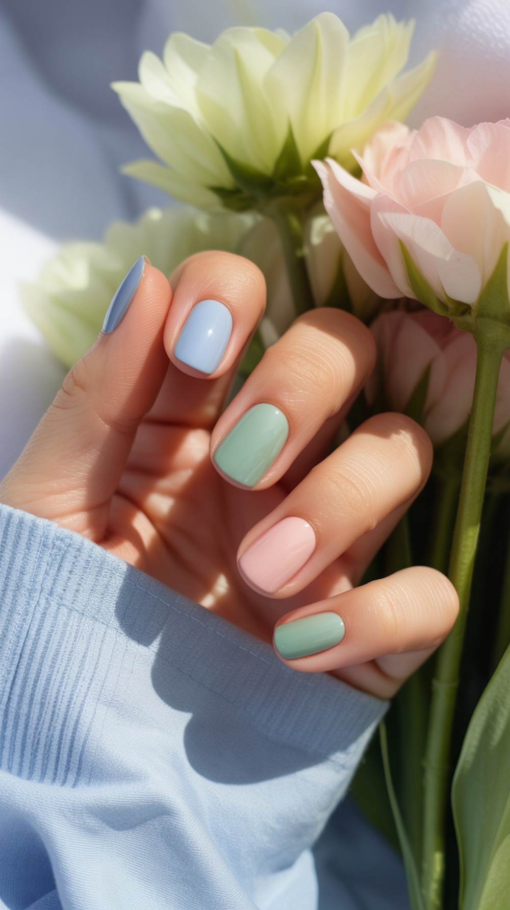 Spring Aura Nails