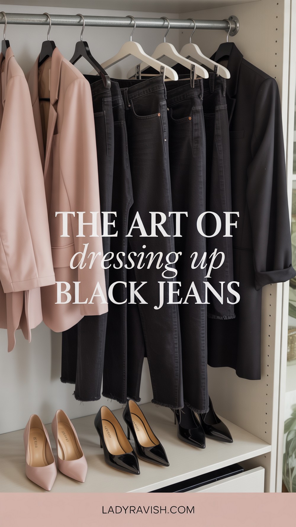 The Art of Dressing Up Black Jeans for the Office