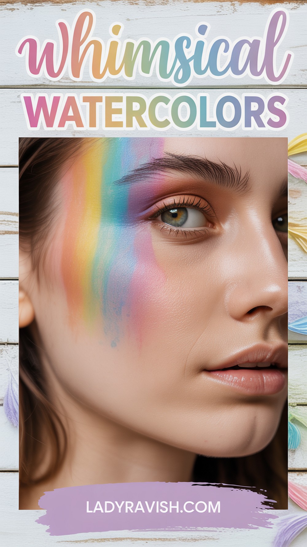 Whimsical Watercolors Blended Rainbow Aura