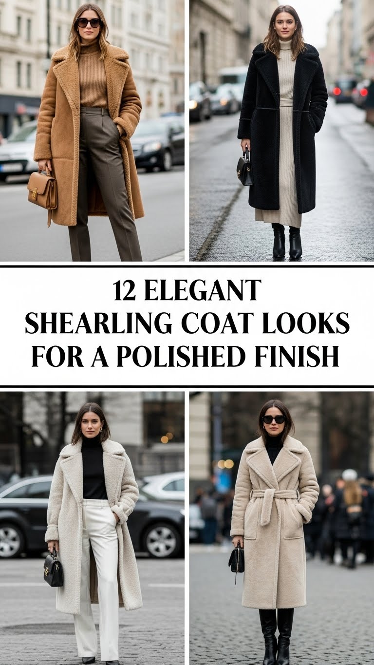 Elegant Shearling Coat Looks for a Polished Finish
