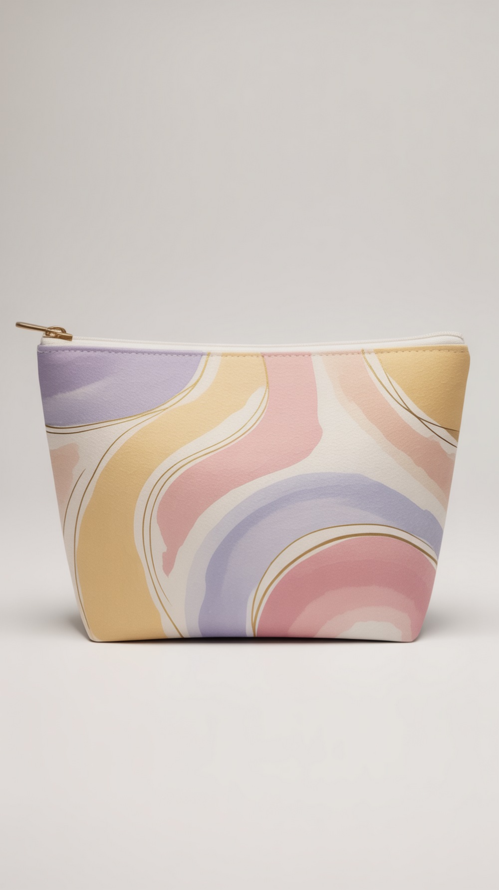Abstract Pastel Art Cosmetic Bag