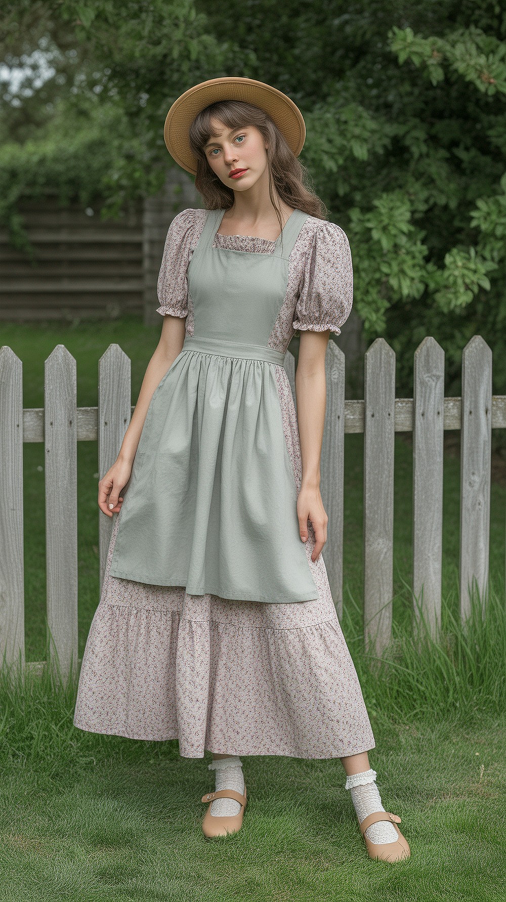 Aura Cottagecore Dress with Apron