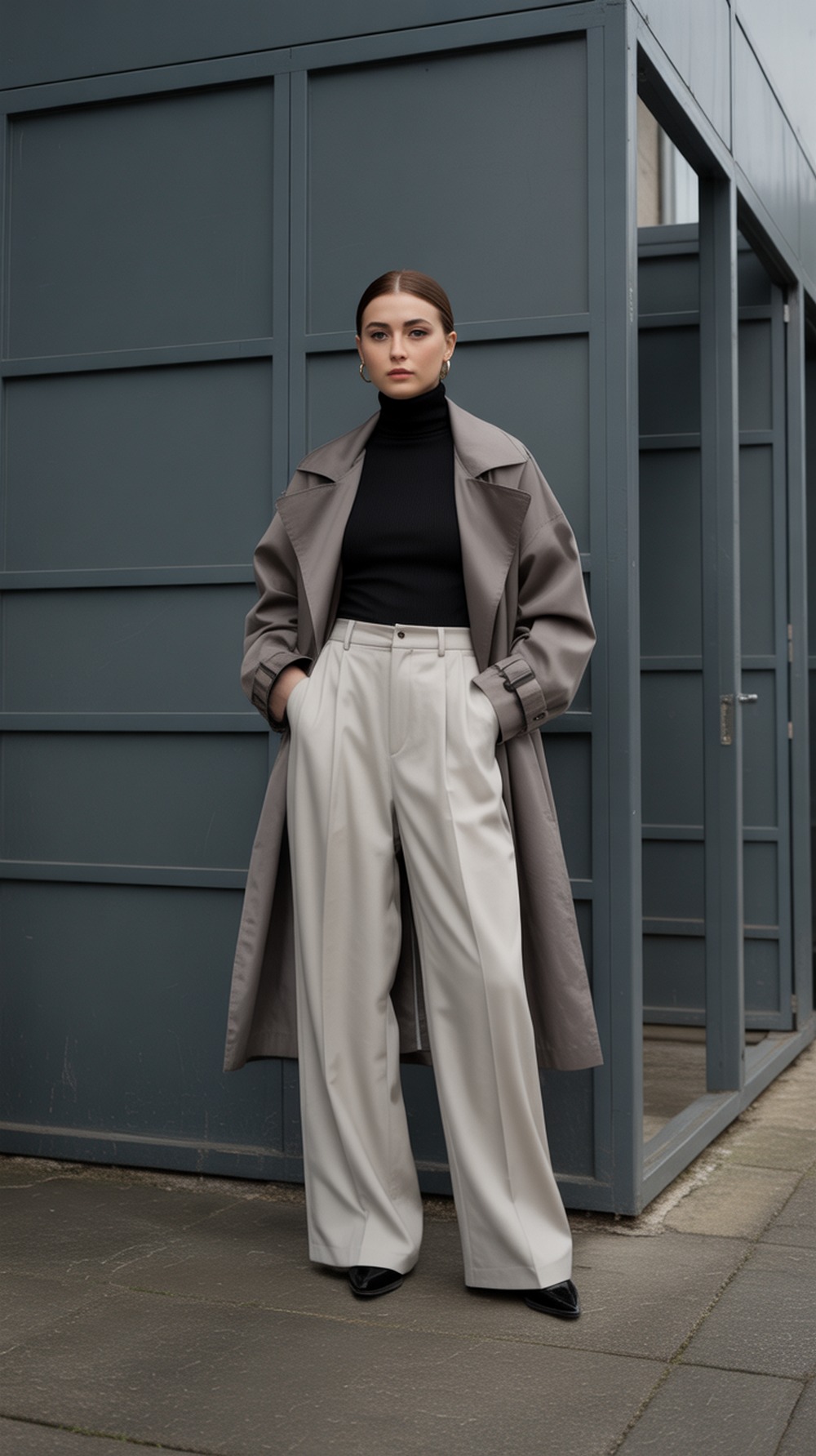 Aura Fit with Oversized Trench