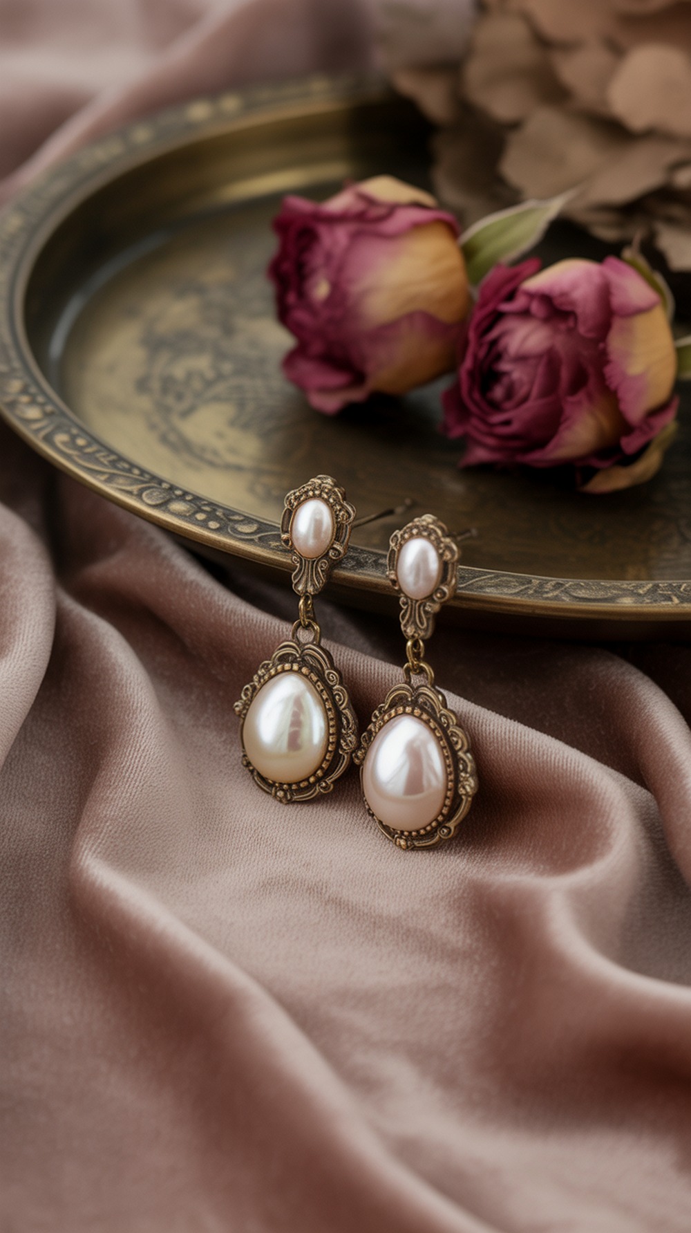 Baroque Pearl Drop Earrings