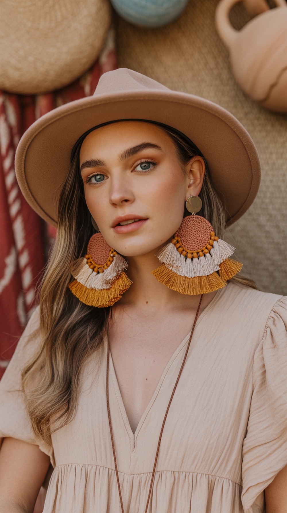 Boho Tassel Dangle Earrings