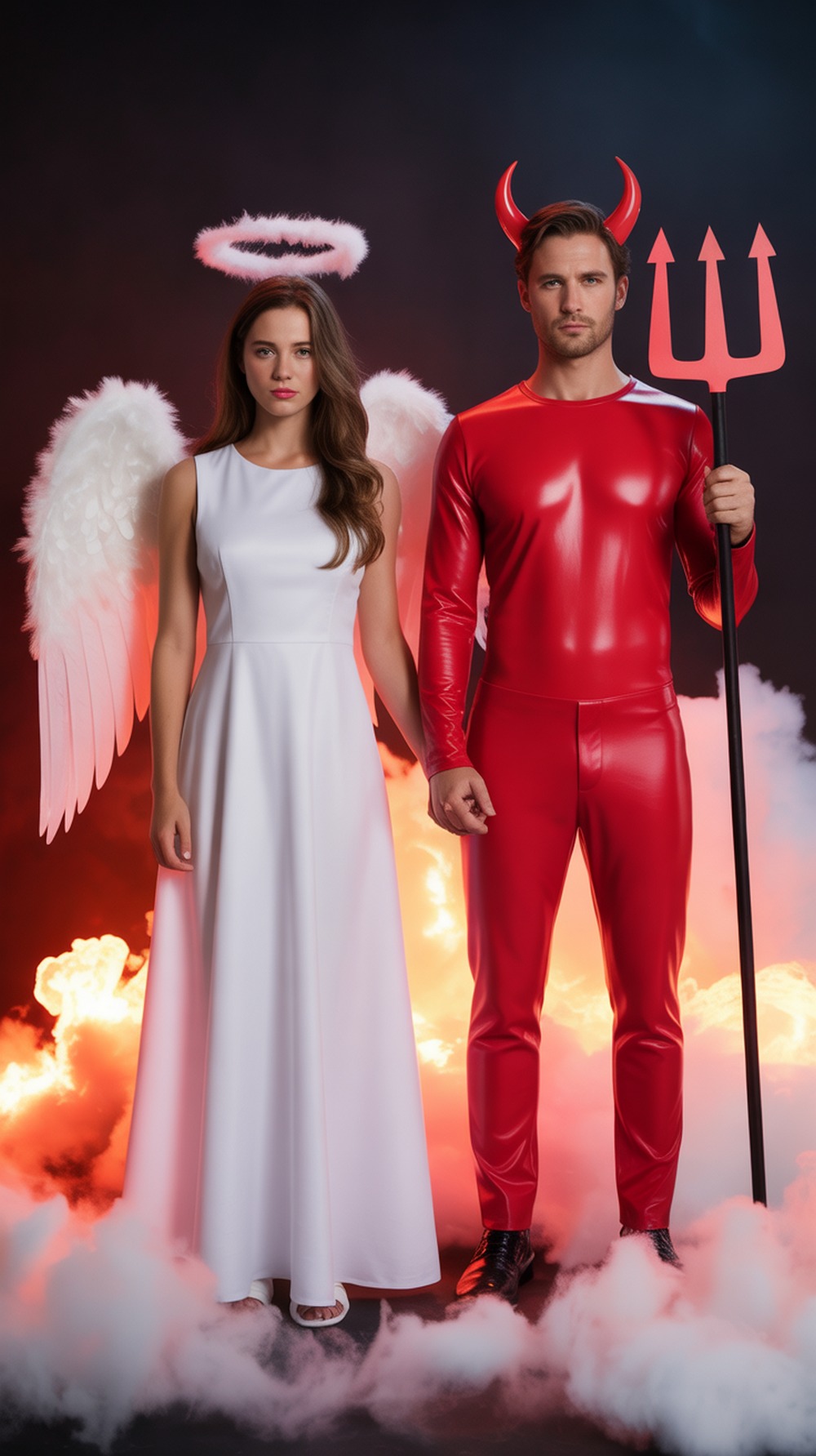 Devil and Angel Couples Halloween Costume