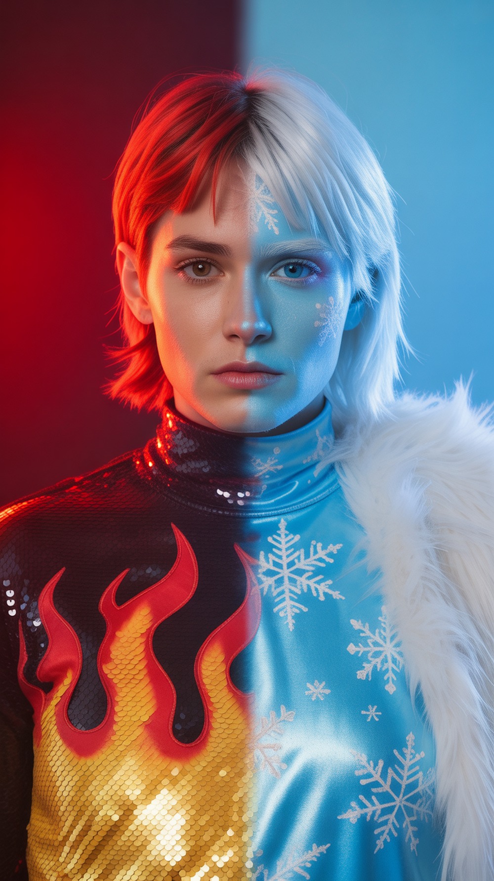 Fire and Ice Halloween Costume