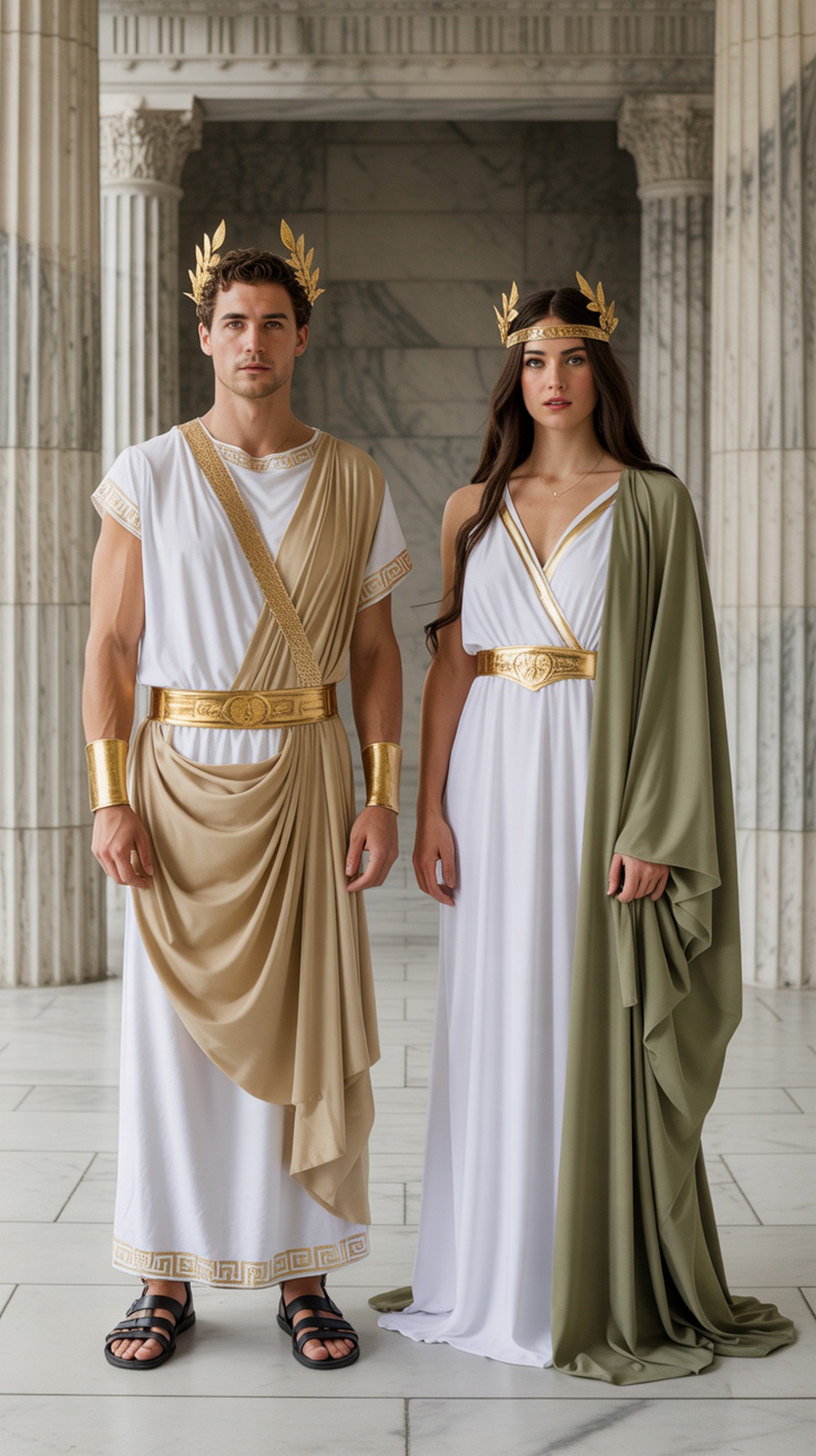 Greek God and Goddess Halloween Costume