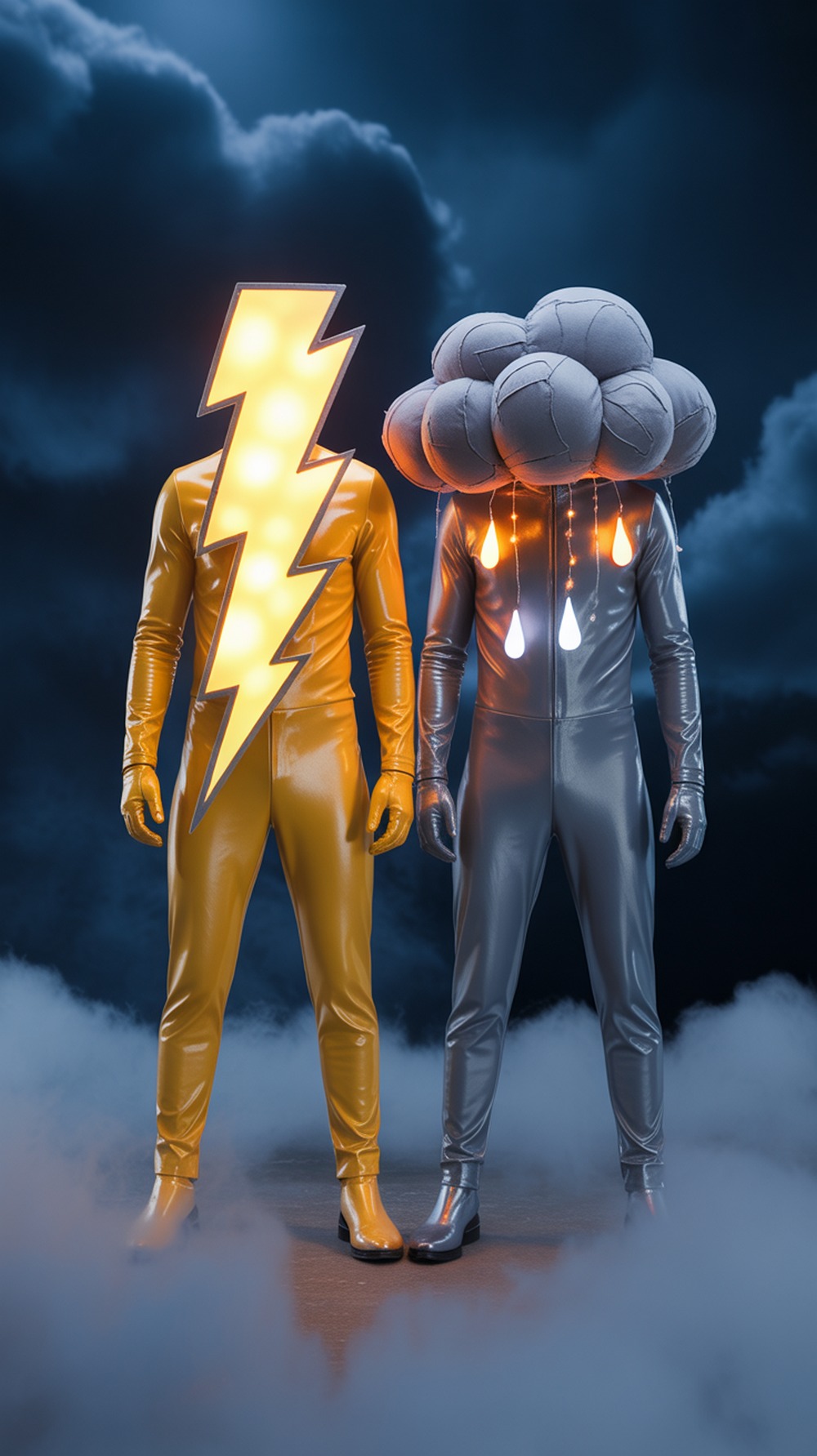Lightning and Thunderstorm Halloween Costume
