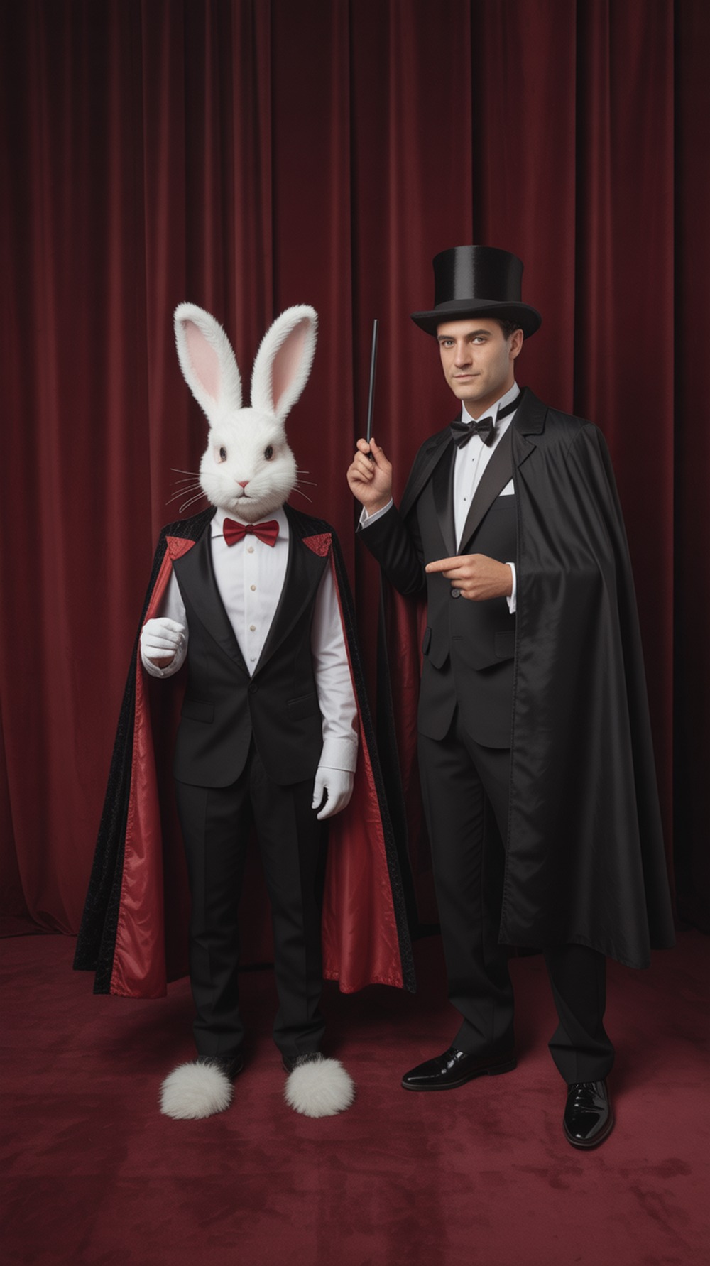 Magician and Rabbit Halloween Costume