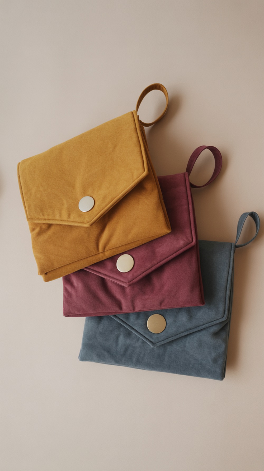 Magnetic Closure Flat Lay Bag