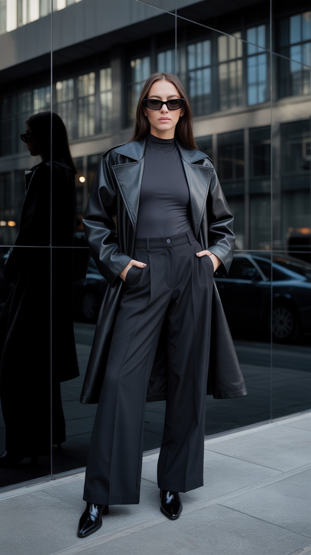 Matte Black Aura in All Black Fit
