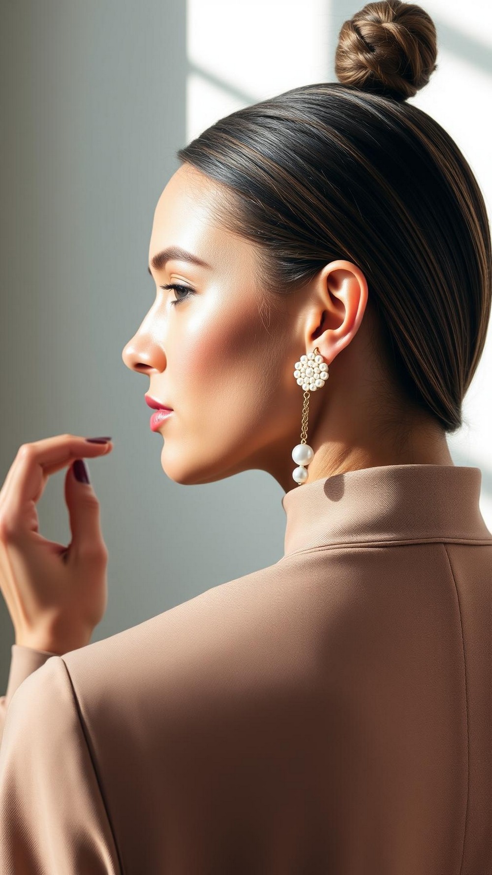 Mismatched Pearl Core Pieces Offbeat Earrings