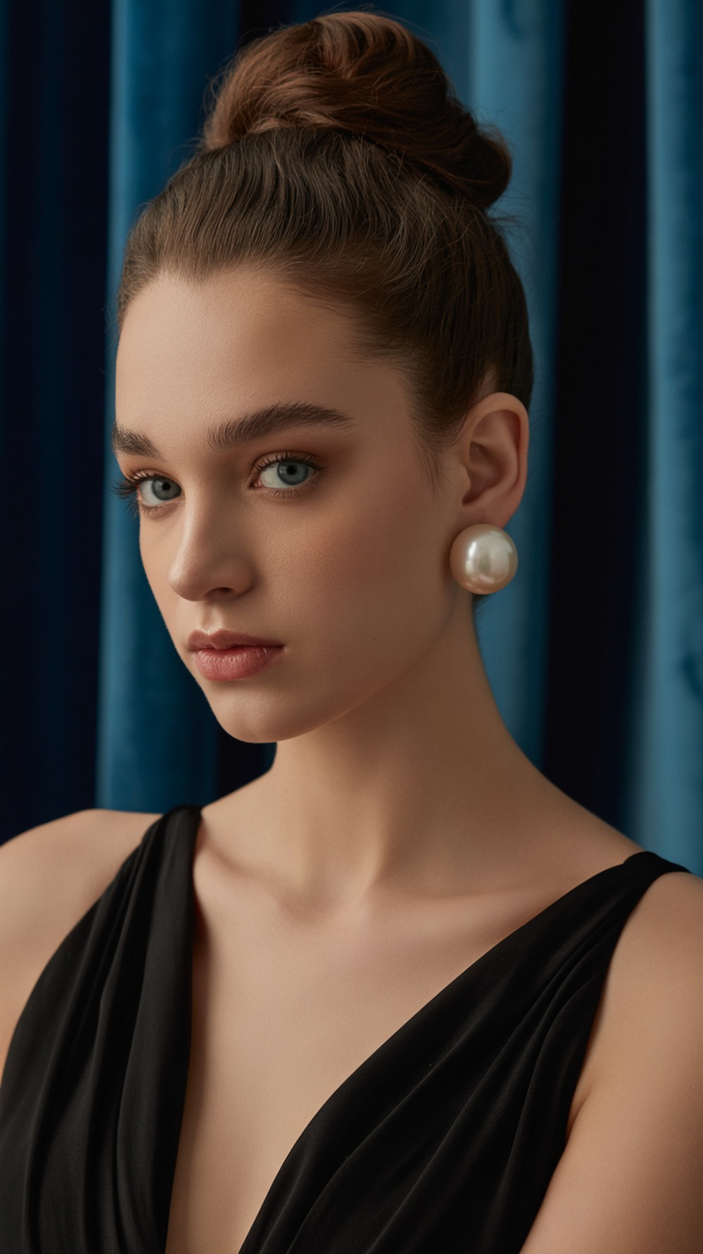 Oversized Pearl Stud Earrings