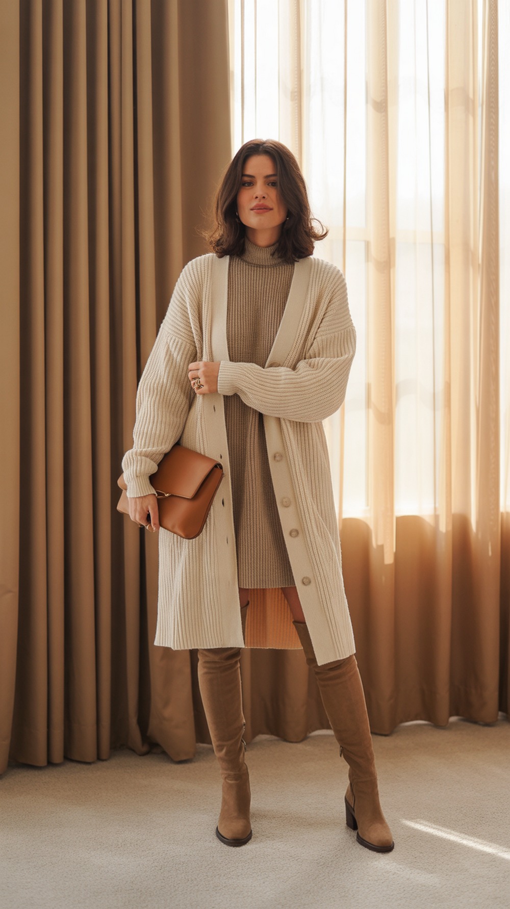 The Easiest Way to Wear Over the Knee Boots in Winter