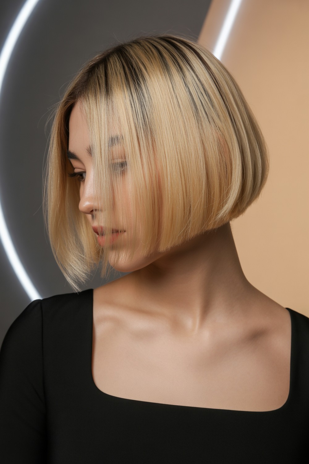 Chic Bob Revival Glossy Butter Blonde Hairstyle Trend