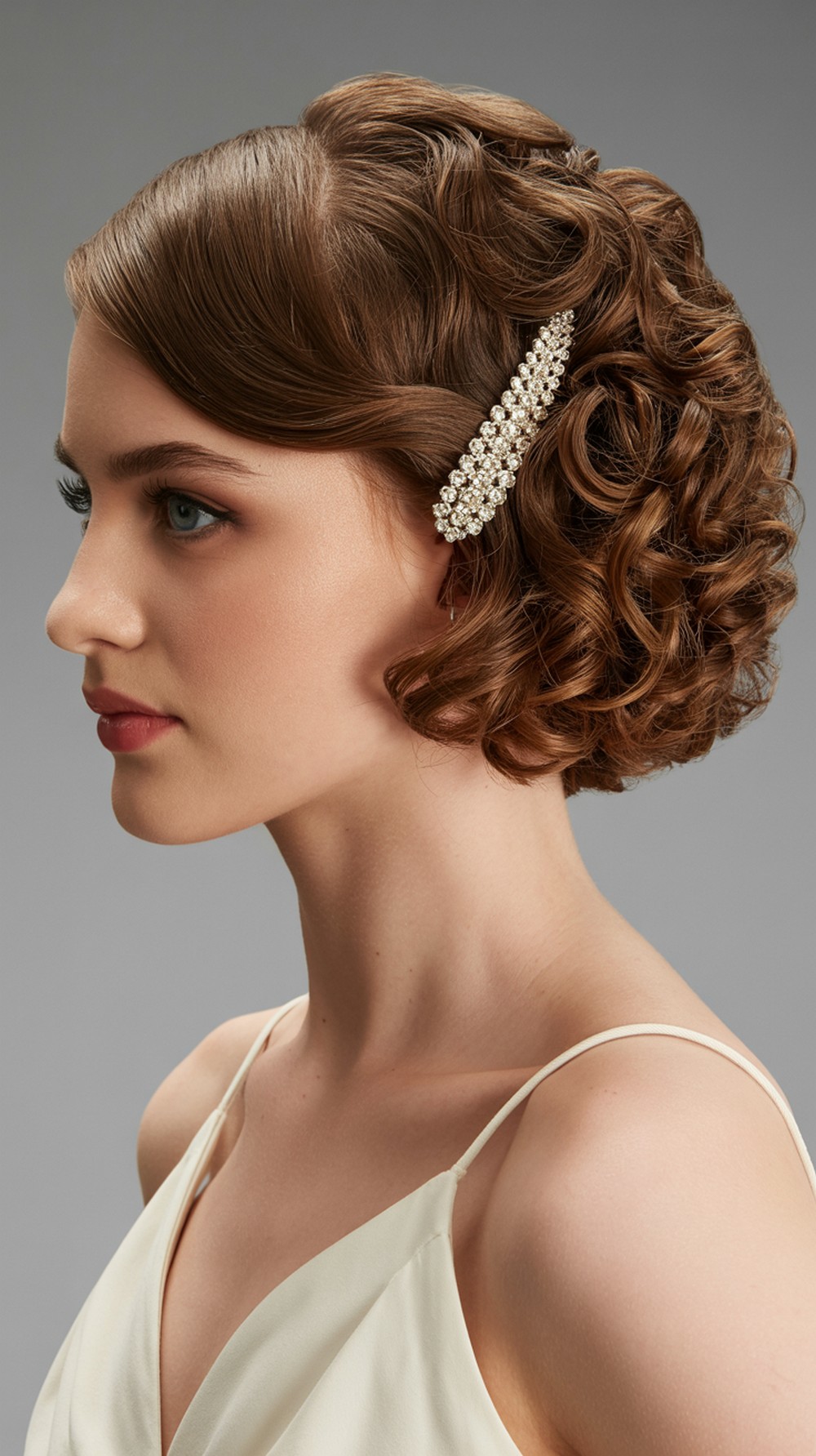 Curly Faux Bob Prom Hairstyle