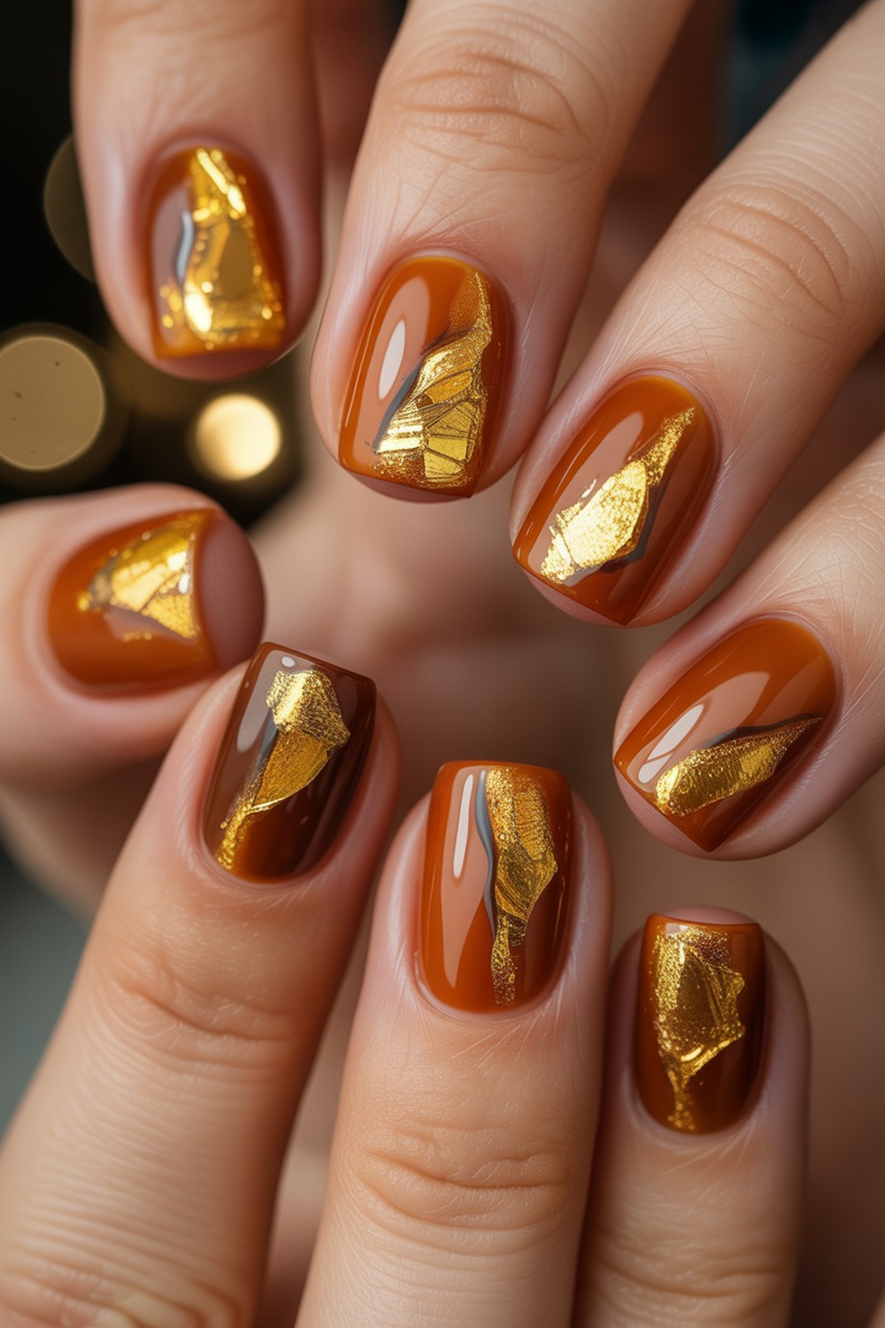 Gilded Saffron Foil Flicker