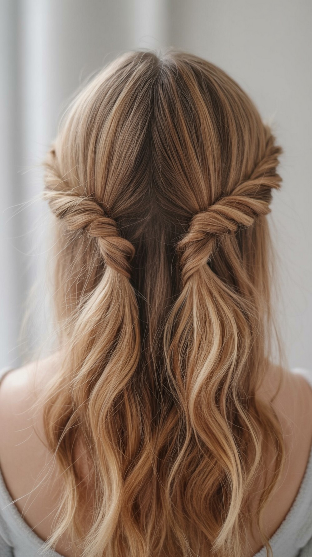 Half Up Twist Hairstyle