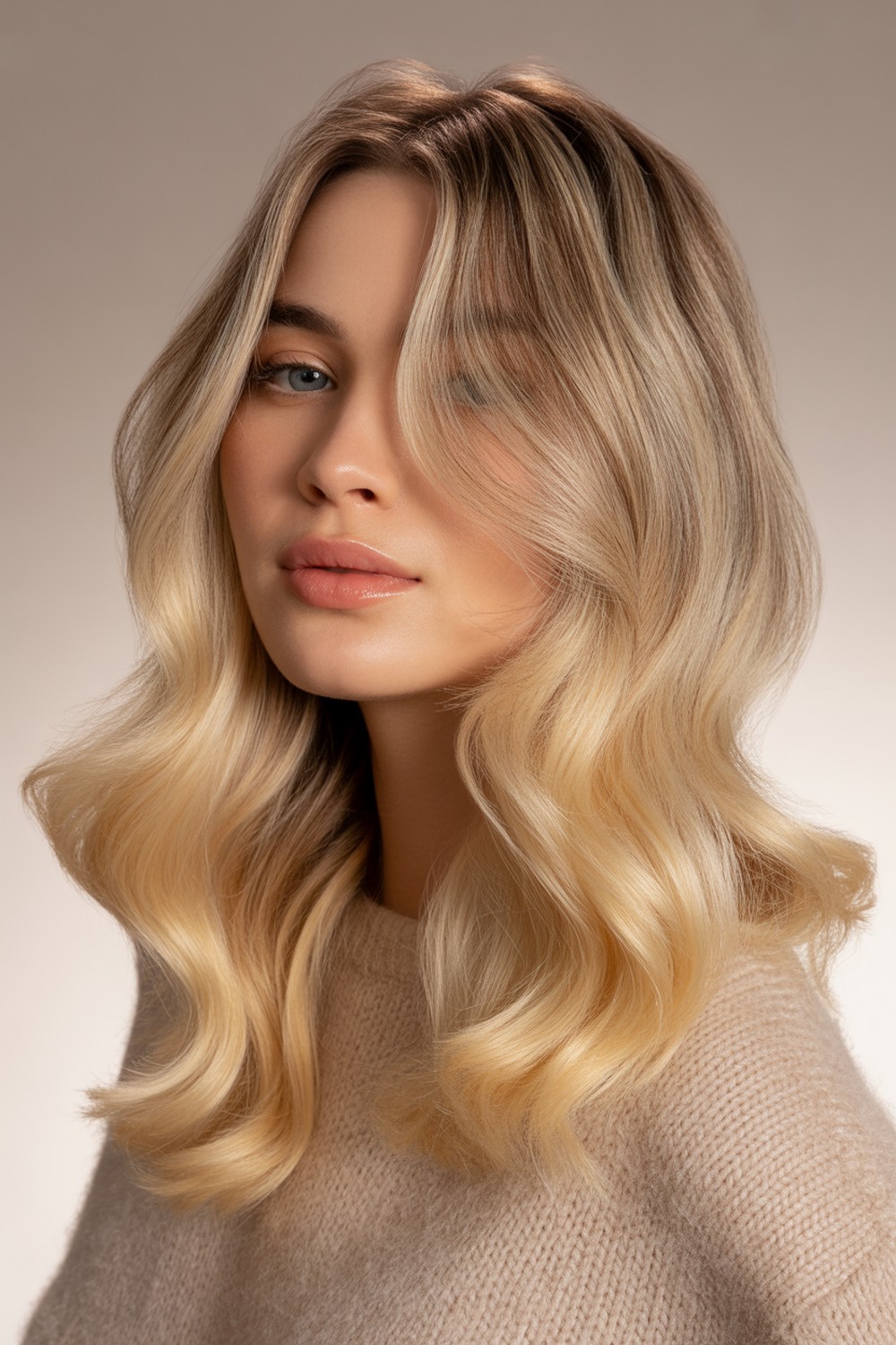 Lived In Melt Glossy Butter Blonde Hairstyle Trend